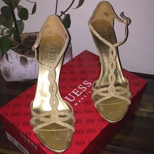 Guess by Marciano Gold high heels